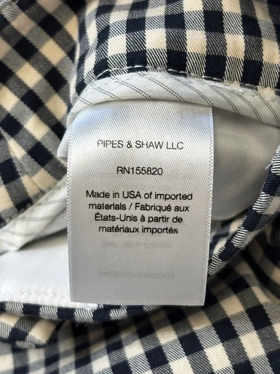 🖤 Veronica Beard Gingham Pants Womens 12 Black White Stretch Lined Career 🖤 - Picture 12 of 14